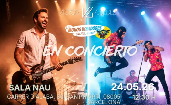 ROCK EN DIRECTO – VÍCTOR GUÉDEZ ft. LOS MONOS VOLADORES del Sr. Burns